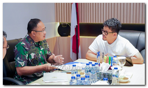 Danlantamal I Belawan Siap Kolaborasi dengan Pemko Medan Dukung Penanganan Banjir Rob