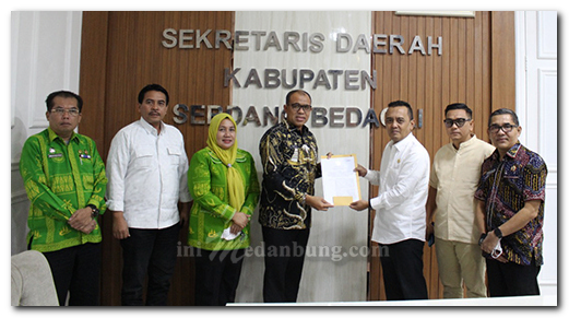 Pemkab Sergai Terima SK Normatif Lahan Eks-HGU PTPN II