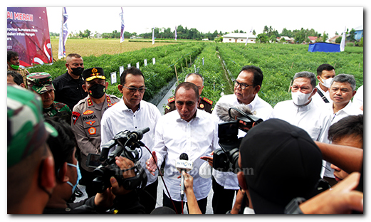 Inflasi Sumut 5,66%, di Bawah Nasional, Gubernur Berpesan Jaga Program Ketahanan Pangan
