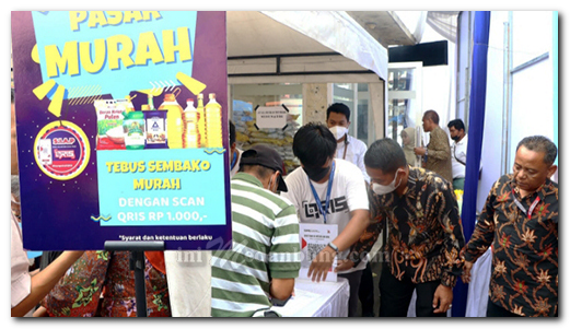 PUD Pasar Dorong Pedagang Gunakan Pembayaran Non-Tunai