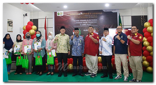 Luncurkan Aplikasi Si Jamu Kuat, Wabup Sergai Optimis Pelayanan di Pengadilan Agama Sei Rampah Makin Baik