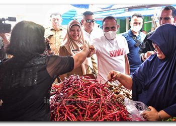 Dijual Beras Rp 10 Ribu, Pemprov Sumut dan Kementan Gelar Pasar Beras Murah