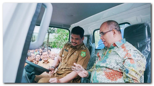 Dukung Pembangunan Kota Medan, Musim Mas Berikan CSR 3 Unit Mobil Tangki Air