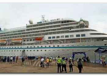 Kapal Pesiar MS Amera Mengangkut 748 Orang Wisman Asal Manca Negara