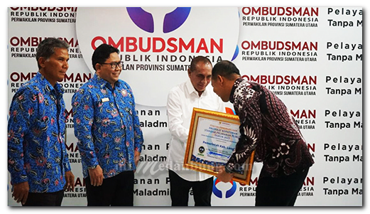 Langkat Peringkat ke-5 Penilaian Penyelenggaraan Pelayanan Publik dari Ombudsman RI
