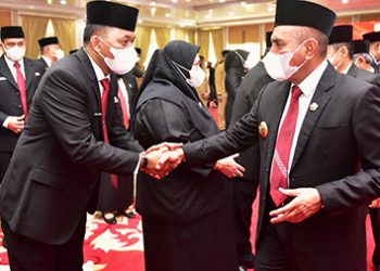 Lantik 38 Pejabat Eselon II dan 12 Eselon III, Edy Rahmayadi: Kalian Pelayan Rakyat, Digaji Pakai Uang Rakyat