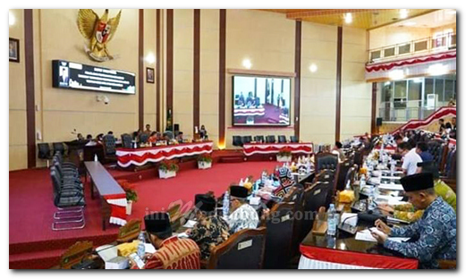 DPRD Medan Gelar Paripurna Pandangan Fraksi-fraksi Terhadap Penjelasan Pimpinan Dewan Tentang kode Etik
