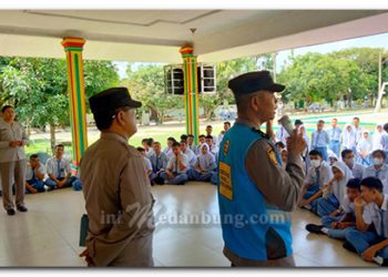 SMA Negeri 2 dan SMA Negeri 4 Kisaran Bimbingan Binlat dari Polres Asahan