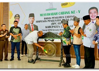 Thomas Saputra Terpilih Pimpin HIPMI Langkat, Ini Pesan Afandin