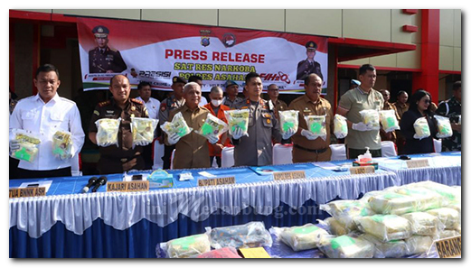 Gagalkan 50 Kg Narkotika, Bupati Apresiasi Polres Asahan