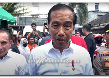 Tinjau Pasar Tradisional Bakti dan Halat Bersama Joko Widodo, Edy Rahmayadi  akan Terus Dorong Ekonomi Kerakyatan