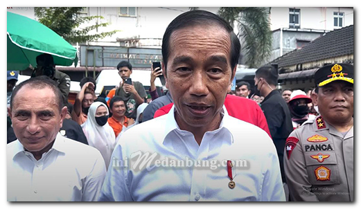 Tinjau Pasar Tradisional Bakti dan Halat Bersama Joko Widodo, Edy Rahmayadi akan Terus Dorong Ekonomi Kerakyatan