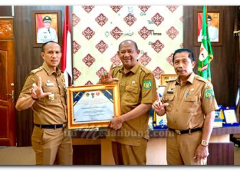 Kabupaten Langkat Terima Penghargaan Dari Kanwil BPN Sumut
