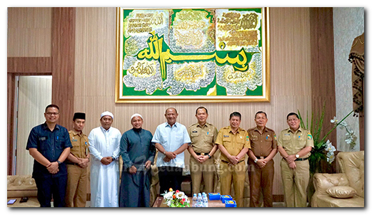 Calon Petugas Haji Langkat Sowan ke Syah Afandin