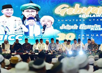 Hadiri Gebyar Selawat Gema Santri Nusa, Gubsu Berharap Alumni Santri Memiliki Mental Entrepreneur