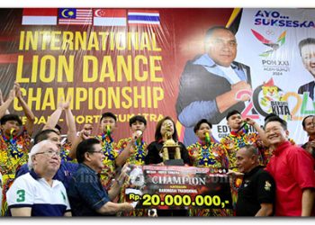 Kejuaraan Barongsai Internasional, Gubernur Mengaku Salut untuk Olahraga Keterampilan dan Nyali