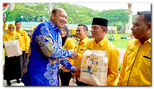 DPD Golkar Langkat Dilantik, Syah Afandin Pesankan Jaga Kekompakan