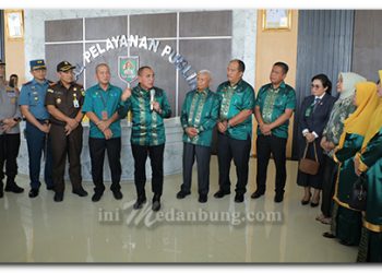 Bupati Asahan dan Forkopimda Sambut Kedatangan Gubsu di MPP