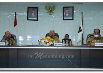 Bupati Asahan Pimpin Rakorpem Bulan Maret 2023
