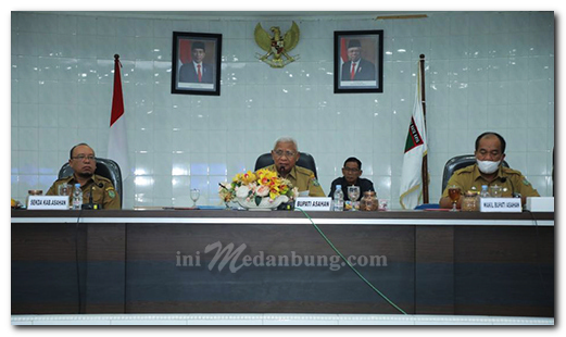 Bupati Asahan Pimpin Rakorpem Bulan Maret 2023