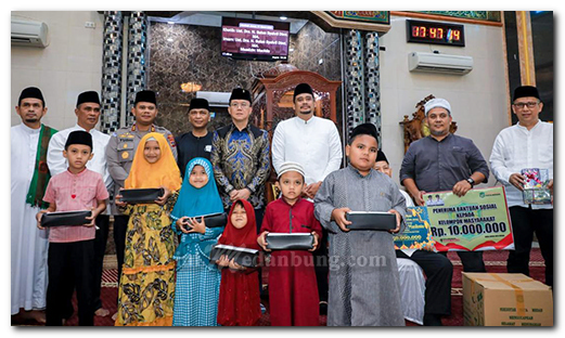 Safari Ramadhan di Masjid Pahlawan Muslimin, Bobby: Sempurnakan Ibadah Puasa dan Jauhi Asmara Subuh