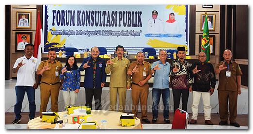 Dinas PMP2TSP Kabupaten Langkat Gelar Kegiatan Forum Konsultasi Publik