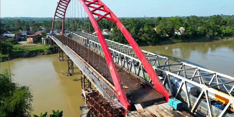 H-7 Lebaran Jembatan Wampu Dioperasikan, Syah Afandin Berterimakasih ke Presiden Jokowi