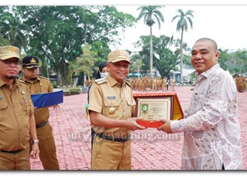 Bupati Asahan Pimpin Apel Gabungan