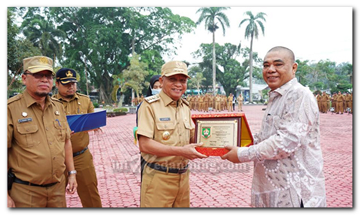 Bupati Asahan Pimpin Apel Gabungan
