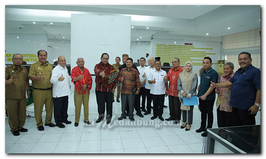 Bupati Asahan Sambut Kedatangan Badan Anggaran DPRD Provsu
