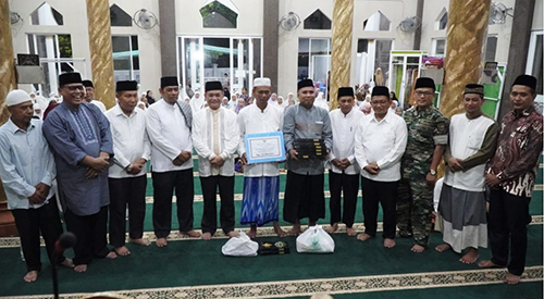 Safari Ramadhan Pemkab Langkat di Masjid Jami’ Al-Amin Desa Banyumas Sampaikan 3 Pesan