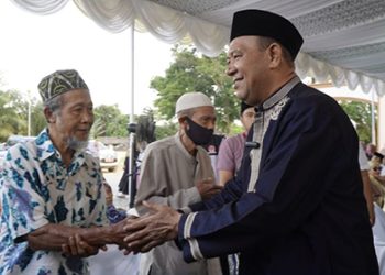 Plt Bupati Langkat Safari Ramadhan ke Selesai, Berikan Bantuan Rp20 juta & Paket Sembako