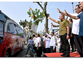Lepas 94 Bus Mudik Gratis Pemprov Sumut, Edy Rahmayadi: Pastikan Keamanan Rumah yang Ditinggal
