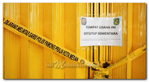Beroperasi di Bulan Ramadan, 2 Panti Pijat Disegel Tim Gabungan Pemko Medan