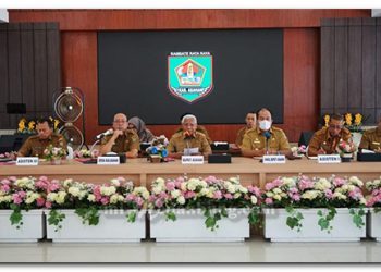 Bupati Asahan Pimpin Rakorpem Bulan April 2023
