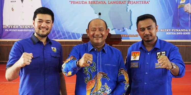 Rizky Yunanda Kembali Pimpin KNPI Langkat, Syah Afandin: Berikan Dampak Positif ke Pemuda