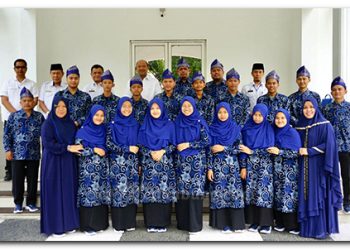 Syah Afandin Melepas Kafilah Langkat Ikuti STQ Sumut