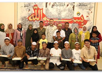 Ijeck Beri Nasihat ke Para Santri yang Berangkat ke Ponpes Ruhama Al-Fajar di Bogor