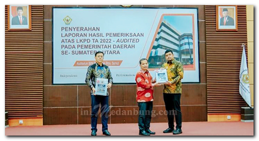 Berturut-turut 3 Kali, Bobby Bawa Pemko Medan Raih Opini WTP dari BPK