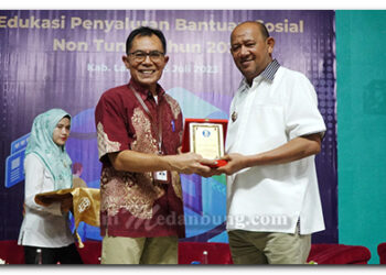 Plt Bupati Langkat Buka Edukasi BSNT yang Digelar BI