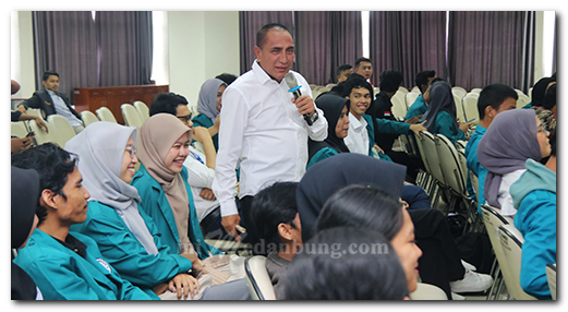 Pembukaan Rakerwil BEM SI Sumbagut, Edy Rahmayadi Ingatkan Mahasiswa Harus Visioner dan Berani