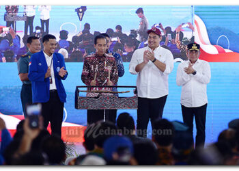 Edy Rahmayadi Dampingi Presiden Jokowi Buka Rakernas GAMKI