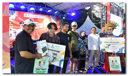 Penyerahan Hadiah Lomba Foto dan Video Vistara, Pemprov Ajak Insan Kreatif Sumut Kawal dan Sebarluaskan Informasi Pembangunan