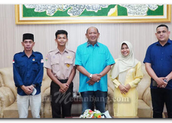 Dua Siswi Langkat Ikuti Dewan Parlemen Remaja DPR RI, Afandin: Saya Bangga