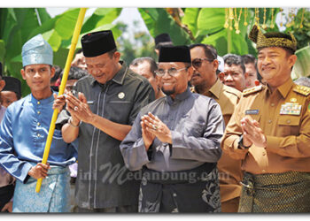 Plt Bupati Langkat bersama Pj Gubernur Sumut Hadiri Peresmian SMK Peternakan Prof DR H Mohd Hatta