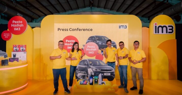 IM3 Gelar Program Pesta Hadiah IM3, Pelanggan Bisa Menangkan Mobil Listrik dan Ribuan Hadiah