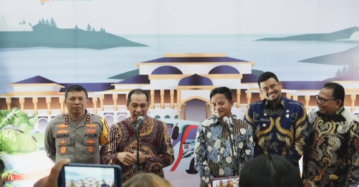 Bobby Dampingi Pimpinan KPK Buka Roadshow Bus KPK, Gelorakan Sumut Anti Korupsi