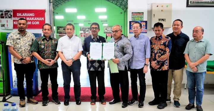 Pemko Medan Terima Hibah Tanah dan Gedung Bulutangkis dari PT.Taman Malibu Indah