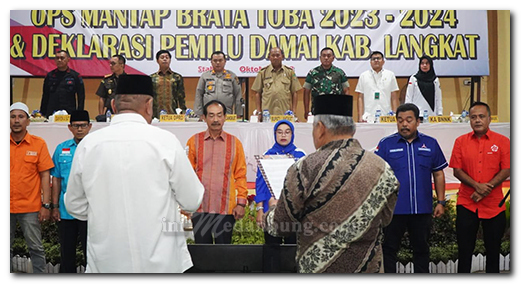 Deklarasi Damai, Syah Afandin Harapkan Pemilu di Langkat Berjalan Lancar