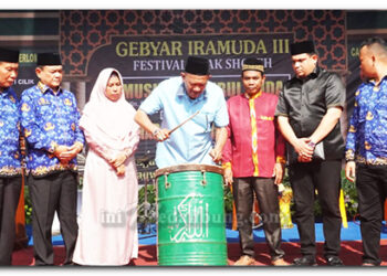 Syah Afandin Buka Gebyar Iramuda 3 Festival Anak Sholeh  di Gebang